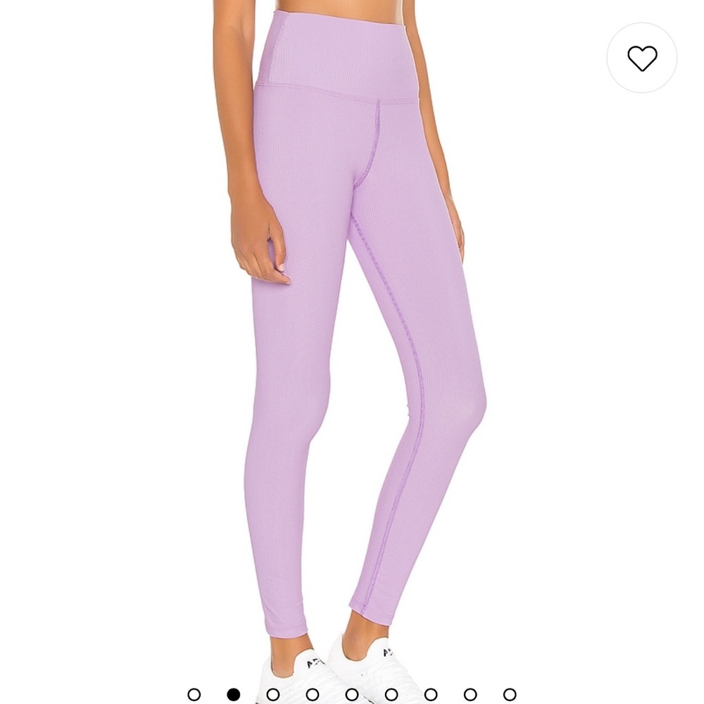 Beach Riot Lavender Ribbed Leggings - Picture 6 of 9